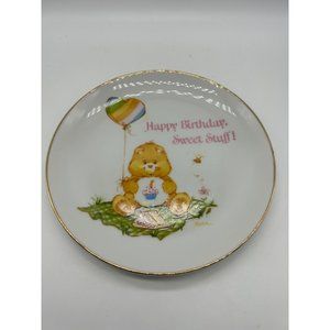 Vintage Care Bears Happy Birthday Fine Porcelain Decorative Plate